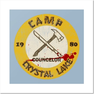 Vintage Camp Crystal Lake Counselor Posters and Art